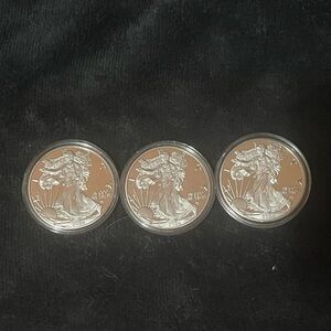 x3 1 oz silver walking liberty